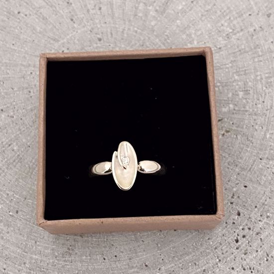 Billede af OUTLET Sølv ring med zirkonia 1449/2