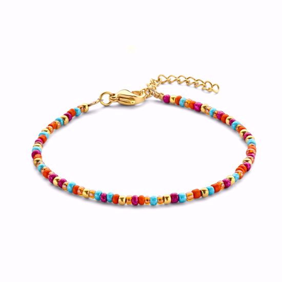 Billede af Sten armbånd multicolor - stål CO88 / 8CB-90907