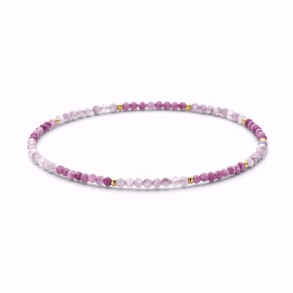 Billede af Armbånd rosa sten CO88 / 8CB-91306