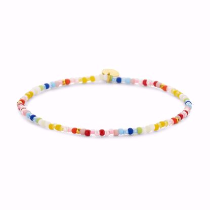 Billede af Armbånd multicolor sten CO88 / 8CB-91308